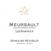 Domaine Michelot Meursault Les Narvaux 2020 Front Label
