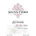 Achaval Ferrer Finca Altamira Malbec 2016 Front Label