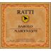 Renato Ratti Marcenasco Barolo 2018 Front Label