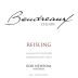 Boudreaux Cellars Gamache Vineyard Riesling 2009 Front Label