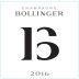 Bollinger B16 Extra Brut 2016 Front Label