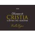 Domaine de Cristia Cotes du Rhone Vieilles Vignes 2020 Front Label