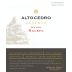 Altocedro Old Vine Reserve Malbec 2019 Front Label