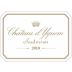 Chateau d'Yquem Sauternes 2010 Front Label