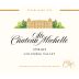 Chateau Ste. Michelle Columbia Valley Syrah 2021 Front Label