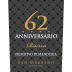 Cantine San Marzano Anniversario 62 Primitivo di Manduria Riserva 2018 Front Label