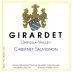 Girardet Cabernet Sauvignon 2009 Front Label