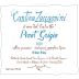 Zaccagnini Pinot Grigio 2020 Front Label