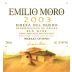 Emilio Moro Ribera del Duero 2003 Front Label