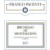 Franco Pacenti Brunello di Montalcino 2017 Front Label