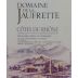 Domaine de la Jaufrette Cotes-du-Rhone Red 2010 Front Label