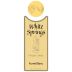White Springs Winery Fume Blanc 2009 Front Label