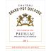 Chateau Grand-Puy-Ducasse 2011 Front Label