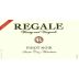 Regale Winery and Vineyards Estate Pinot Noir 2012 Front Label