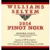 Williams Selyem Sonoma Coast Pinot Noir 2014 Front Label
