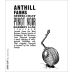 Anthill Farms Harmony Lane Vineyard Pinot Noir 2022 Front Label