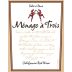 Menage a Trois Folie a Deux Red 2008 Front Label