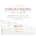 Grayson Cellars Merlot 2020 Front Label