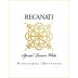 Recanati Special Reserve White (OU Kosher) 2020 Front Label
