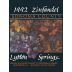 Lytton Springs Winery Zinfandel (1.5 Liter Magnum) 1992 Front Label