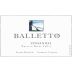 Balletto Winery Zinfandel 2010 Front Label