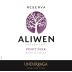 Undurraga Aliwen Reserva Pinot Noir 2015 Front Label