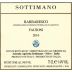 Sottimano Barbaresco Fausoni 2016 Front Label