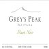 Grey's Peak Pinot Noir 2019 Front Label