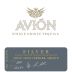 Avion Silver Small Batch Highlands Agave Tequila Front Label