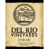 Del Rio Vineyards Syrah 2011 Front Label