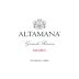 Altamana Grande Reserve Malbec 2015 Front Label
