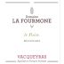 Domaine La Fourmone Vacqueyras Le Poete 2019 Front Label