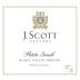 J. Scott Petite Syrah 2010 Front Label