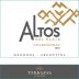 Terrazas de los Andes Altos del Plata Chardonnay 2018 Front Label