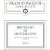 Franco Pacenti Brunello di Montalcino 2013 Front Label