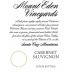 Mount Eden Vineyards Estate Cabernet Sauvignon 2013 Front Label