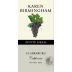 Karen Birmingham Petite Sirah 2017 Front Label