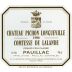 Chateau Pichon Longueville Comtesse de Lalande 1986 Front Label