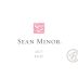 Sean Minor Rose 2017 Front Label