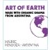 Art of Earth Organic Malbec 2020 Front Label