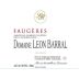 Domaine Leon Barral Faugeres 2015 Front Label