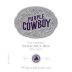 Purple Cowboy Tenacious Red Blend 2019 Front Label
