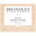 Broadley Estate Pinot Noir 2010 Front Label