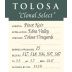 Tolosa Winery Clonal Select Pinot Noir 2014 Front Label