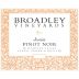 Broadley Jessica Pinot Noir 2015 Front Label