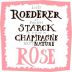 Louis Roederer Brut Nature Rose Philippe Starck Label 2015 Front Label