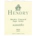 Hendry Albarino 2022 Front Label