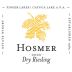 Hosmer Winery Dry Riesling 2020 Front Label