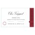 Domaine de Montille Clos Vougeot Grand Cru 2018 Front Label