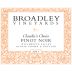 Broadley Claudia's Choice Pinot Noir 2015 Front Label